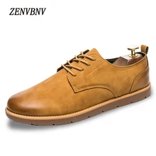 ZENVBNV Brand Handmade Breathable Men’s Oxford Shoes Top Quality Dress Shoes Men Flats Fashion Genuine Leather Casual Shoes Men