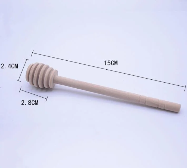 Горячая мини деревянная медовая ложка+ медовая банка с длинной ручкой микшерная палочка