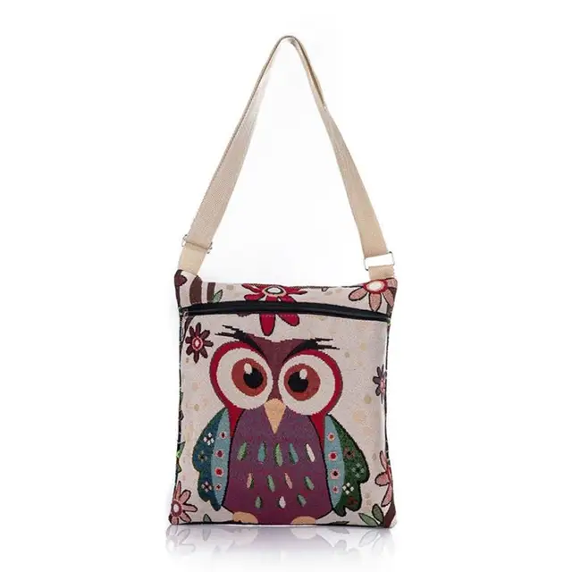 Hot 2017 New Lady Weaving Cloth Embroidered Owl Tote Women Hot 2017 New Lady Weaving Cloth Embroidered Owl Tote Women Shoulder Bag Las