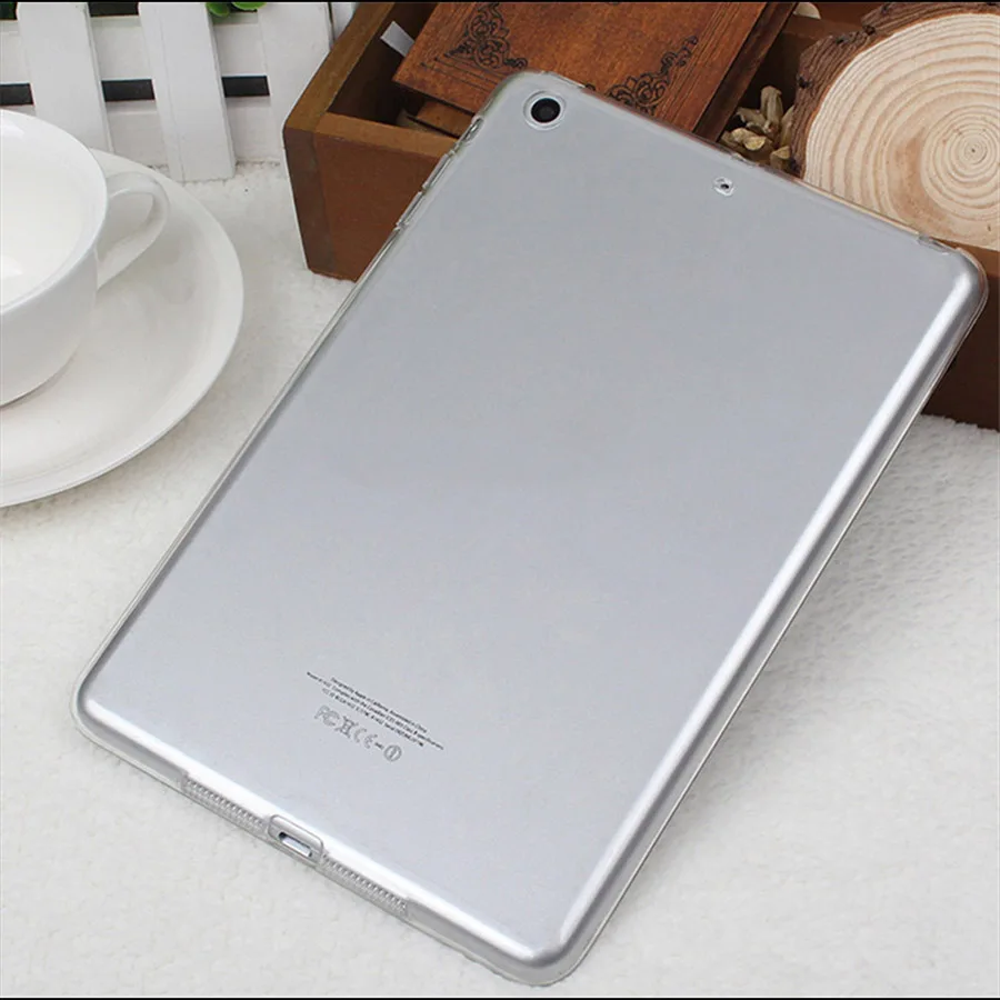 Мягкий чехол из тпу для iPad mini 1 2 3 4 Air тонкий прозрачный силиконовый накладка