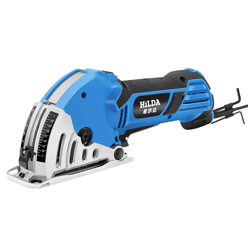 Acrylic Electric Circular Saw Power Tools Rotary Tool Circular Saw Blades With Slide Rails Multi-Function Portable Chainsaw