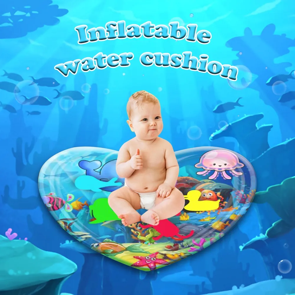 Горячая Распродажа надувной детский водный коврик для малышей, животик, время для малышей, развлекательный игровой центр для сенсорной стимуляции моторики