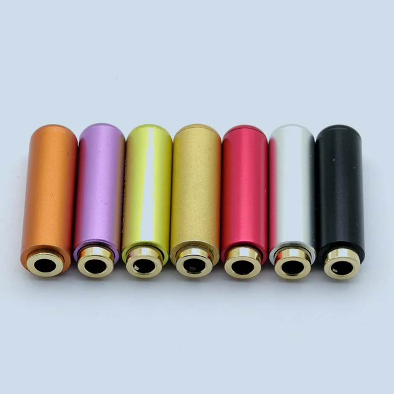 10PCS 3.5mm 4 극 스테레오 여성 플러그 잭 커넥터 금도금 오디오 납땜 DIY 유형 커넥터