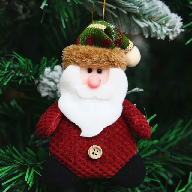 2//3//4Pcs Christmas Flannelette Caps Santa Claus Hat Costume Xmas Party Decor