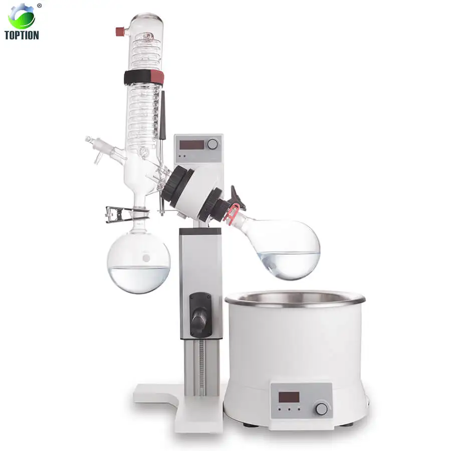 RE100 S Rotary Evaporator With 1000ml Evaporating Flask Receiving Flask