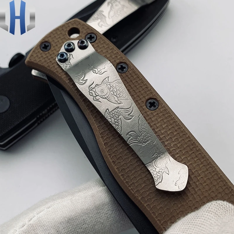 

Koi Back Clip Knife Clip Titanium Alloy ZT Back Clip Titanium Alloy CNC Knife Back Clip