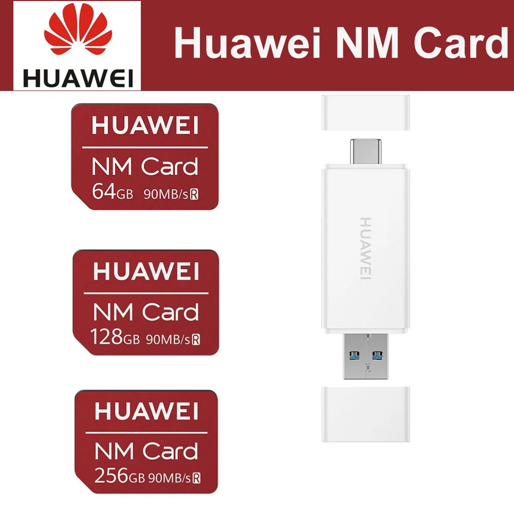 Карта памяти Huawei NM 64 ГБ/128 ГБ/256 ГБ 90 МБ/с./с оригинальная Nano карта подходит для P30 Pro