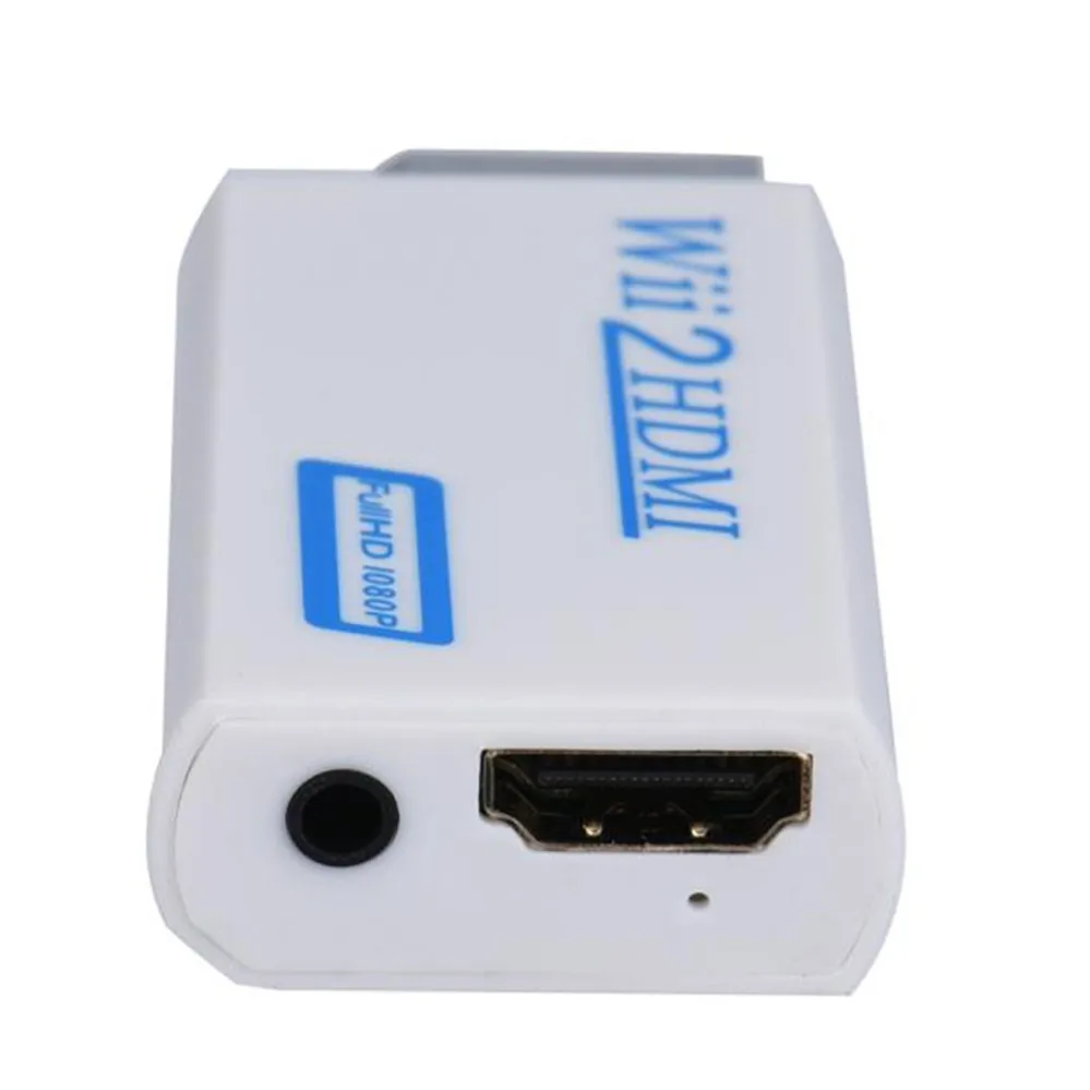 2018 Новинка Высокое качество Full HD HDMI 1080P конвертер адаптер с 3,5 мм аудиовыход для Wii 2 белый дропшиппинг 2018 Новинка Высокое качество Full HD HDMI 1080P конвертер адаптер с 3,5 мм аудиовыход для Wii 2 белый дропшиппинг