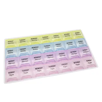 

Pill weekly plastic with 28 compartments Ingres