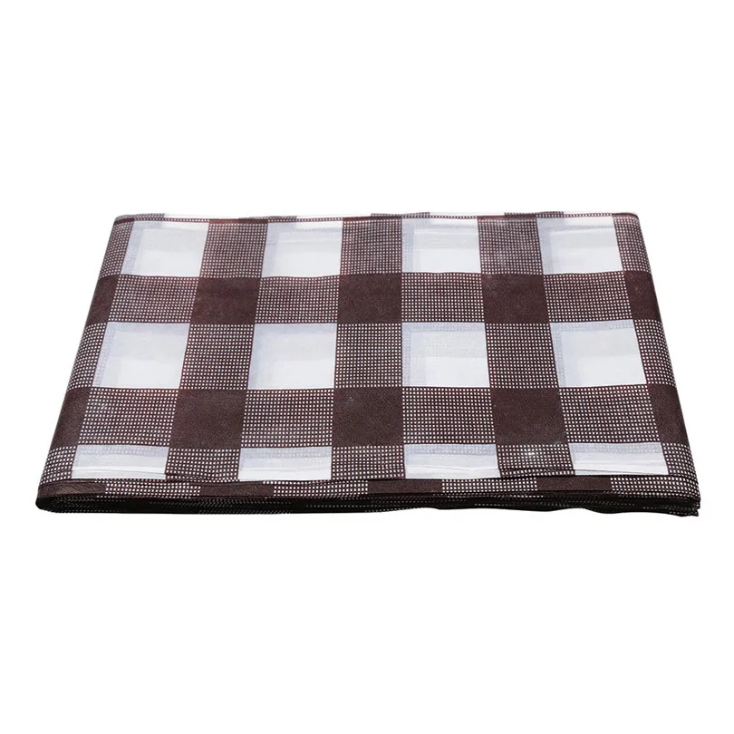 Waterproof Oilproof Plastic Tablecovers Table Cloth Cover Party Catering Events Tableware 170170CM Home Textile #3m07 (1)