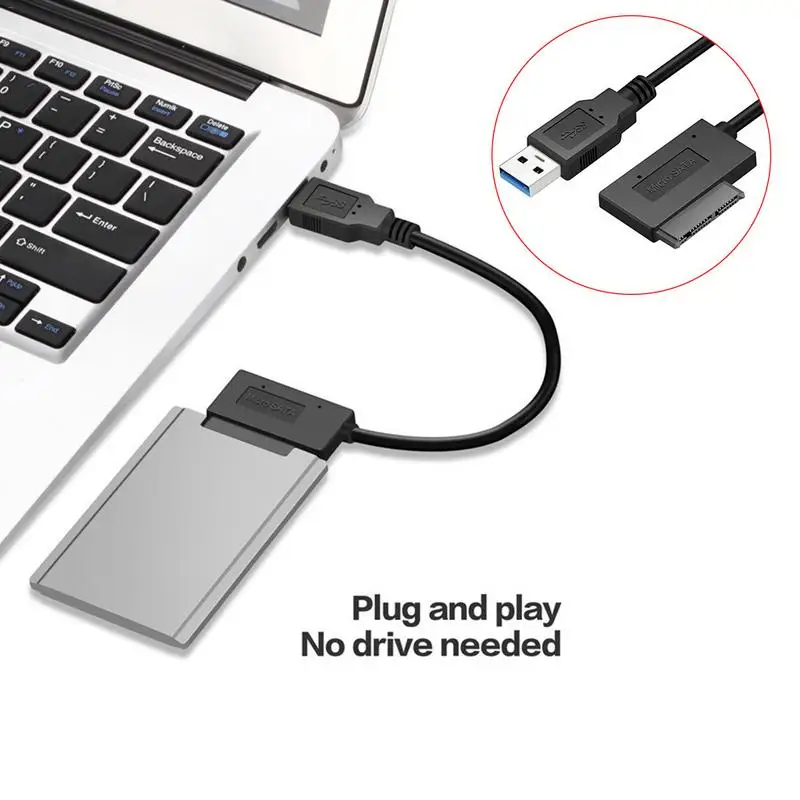 SATA7 + 9pin USB адаптер USB 3,0 SATA адаптер Micro SATA 16 Pin Sata кабели Прямая доставка