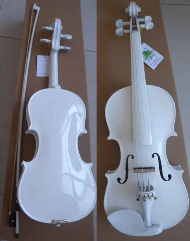 

white Violin professional