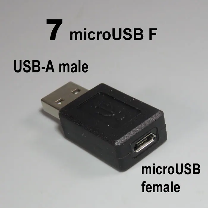 PCTONIC type-C USB OTG адаптер для micro-USB type-A USB3.0 конвертер «Мама-папа» телефон USB кабель для флеш-накопителя huawei - Цвет: 7 microUSB Female