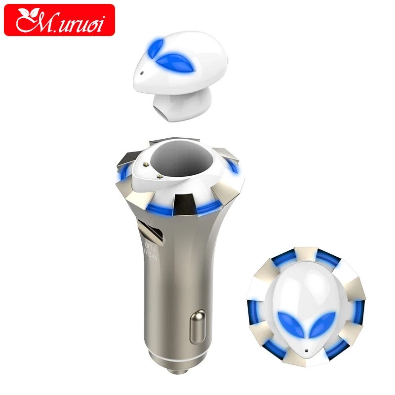 M uruoi Noise Cancelling Earbuds font b HandsFree b font Bluetooth Earphone With Safety hammer Headset