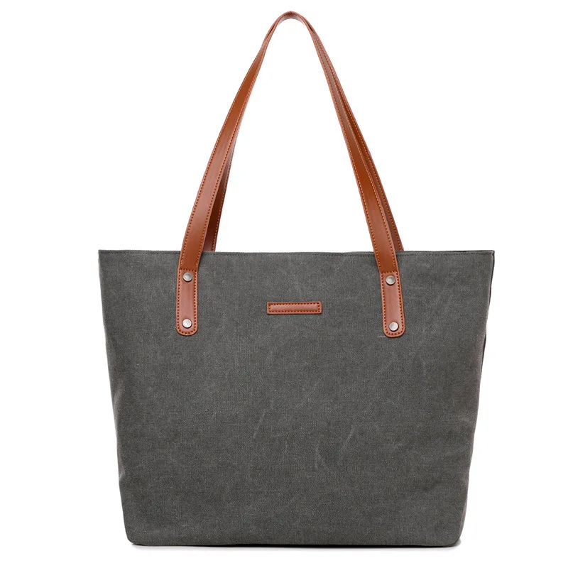 Black Nuovo Della white Sacchetto Spalla Donne Da Bag Canapa Composito 2017 Kvky Capacità brown Viaggio Dell'annata blue Delle Tela Di Shopping Borsa gray Modo Grande Del 1qE5wgC5x
