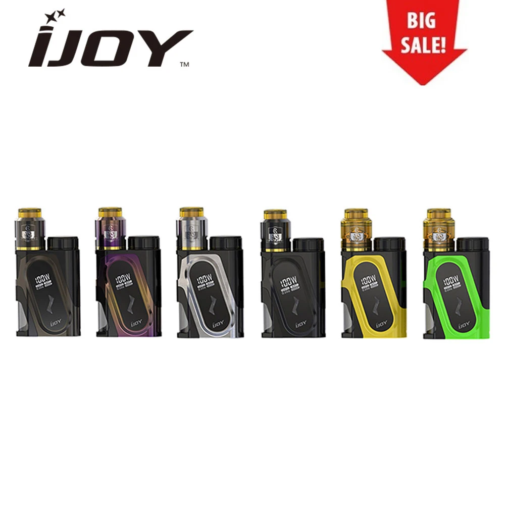 

Original IJOY CAPO 100W 20700 Squonker Kit with CAPO Squonker MOD & COMBO RDA Triangle & 9ml Squonk Bottle No Battery Vaping Kit