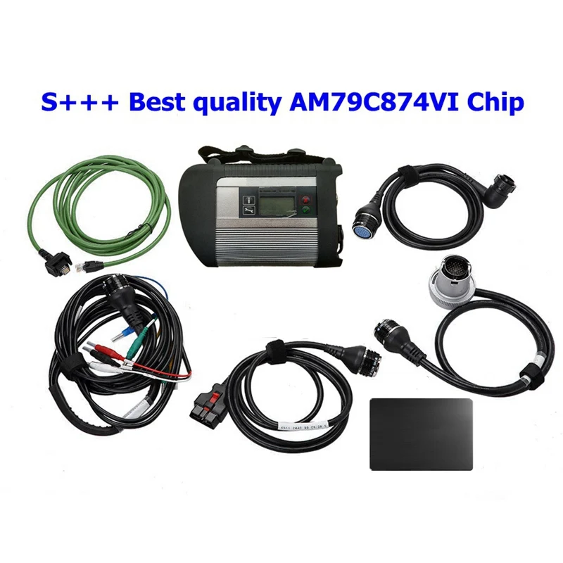 

S+++ Best quality AM79C874VI Chip MB STAR C4 MB SD Connect Compact 4 Diagnostic Tool with WIFI Function (With 2019.05V SSD)