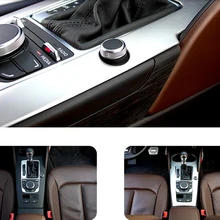 2012- для Audi A3 8 V внутренний сдвиг Шестерни коробка верхняя крышка-Панель рамка, украшение Сталь цельнокроеное платье(левый только