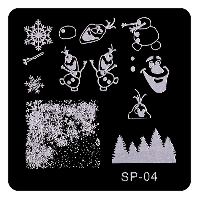 nail stamping plates stamp nail art template manicure tools lovely