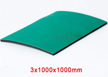 

3mm thickness 1000x1000mm ESD TABLE MAT anti static pad Mobile maintenance workstation lab table mat Electrostatic rubber