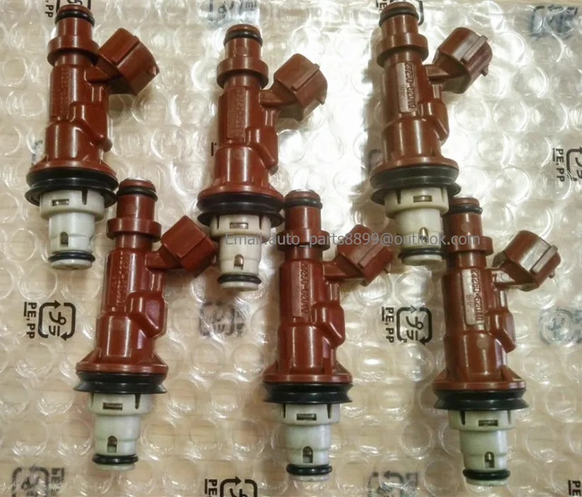 US $135.11 Set 6pcs Genuine Nozzle For 19982004 TACOMA 4 RUNNER TUNDRA V6 34 Engine Fuel Injector 2325062040 23250 62040