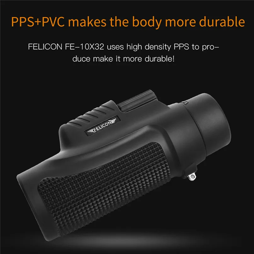 Monocular Telescope Outdoor Mini 10X32 Portable Night Vision Monocular Telescope Focus Telescope #2Y03 (8)