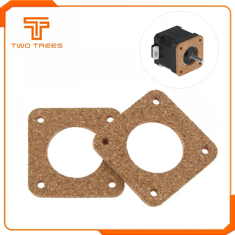 

1PCS Nema 17 Stepper Damper Nema17 Stepper Motor Damper Cork Gasket Reprap Isolator 42 Motor Absorber For 3D Printer Motor
