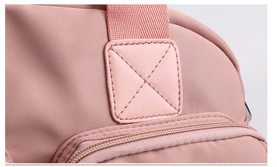 Multi-pocket Tote luxury handbags nylon cloth women bags designer sac main femme crossbody bags for women Pink bag over shoulder