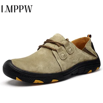 

Genuine Leather Casual Men Shoes Men Loafers Shoes Men Flats Hot Sale Moccasins Shoes Big Size 38-48 Men Sneakers Luxury Brand 2