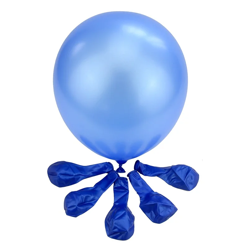 100 шт./лот жемчужный латексный шар надувной для свадебных украшений воздушный шар с надписью "Happy Birthday" вечерние свадебные шары - Цвет: blue