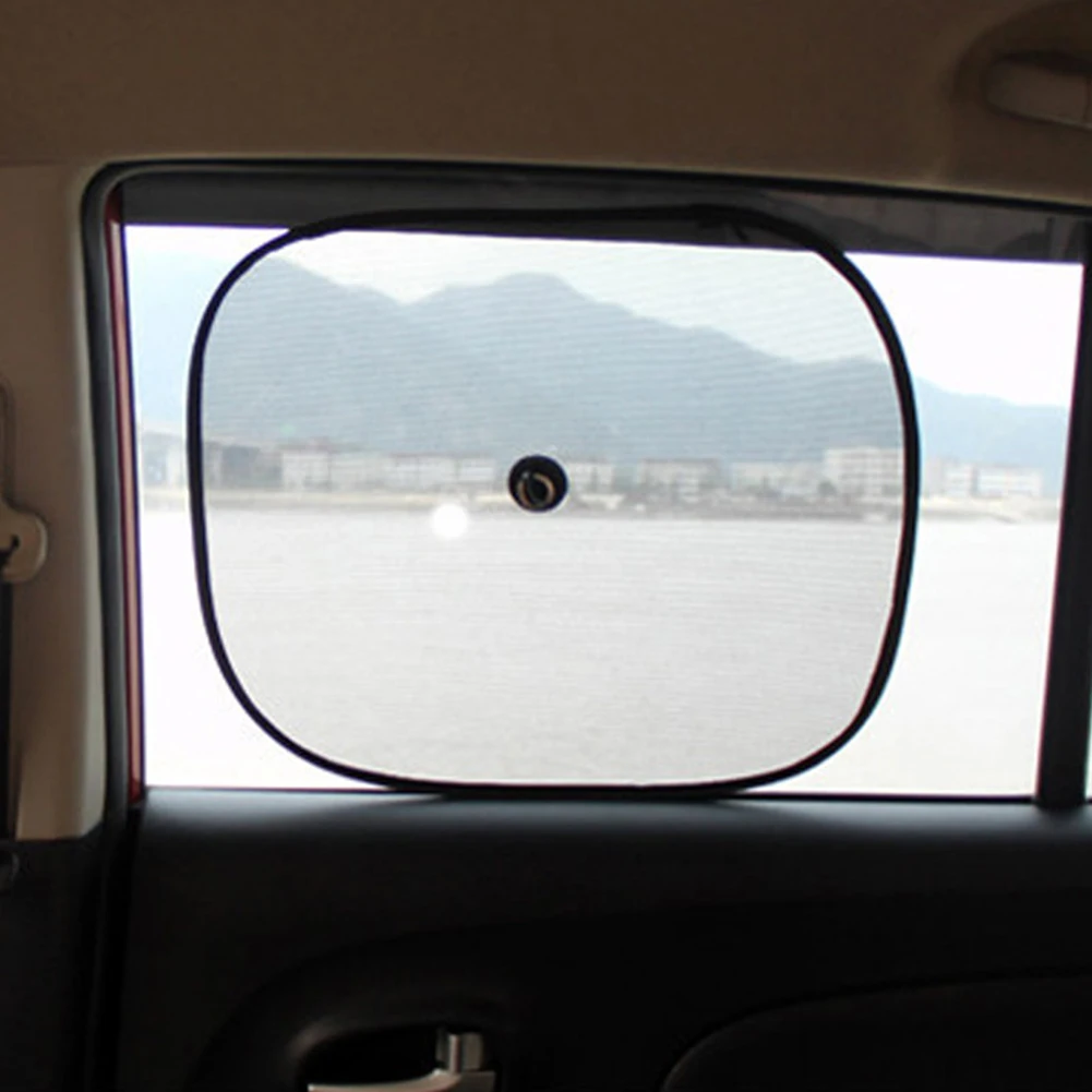

1Pair Baby Mesh Blinds Heat Insulation Summer Foldable Pet Universal UV Protection Sun Shade Side Window Stopper Car Curtain