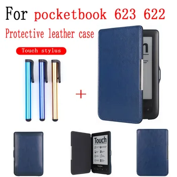 

Protective Cover Case For Pocketbook 623 622 Tablet Pocketbook eBook Waterproof Case Non-slip Shell Skin Touch screen stylus