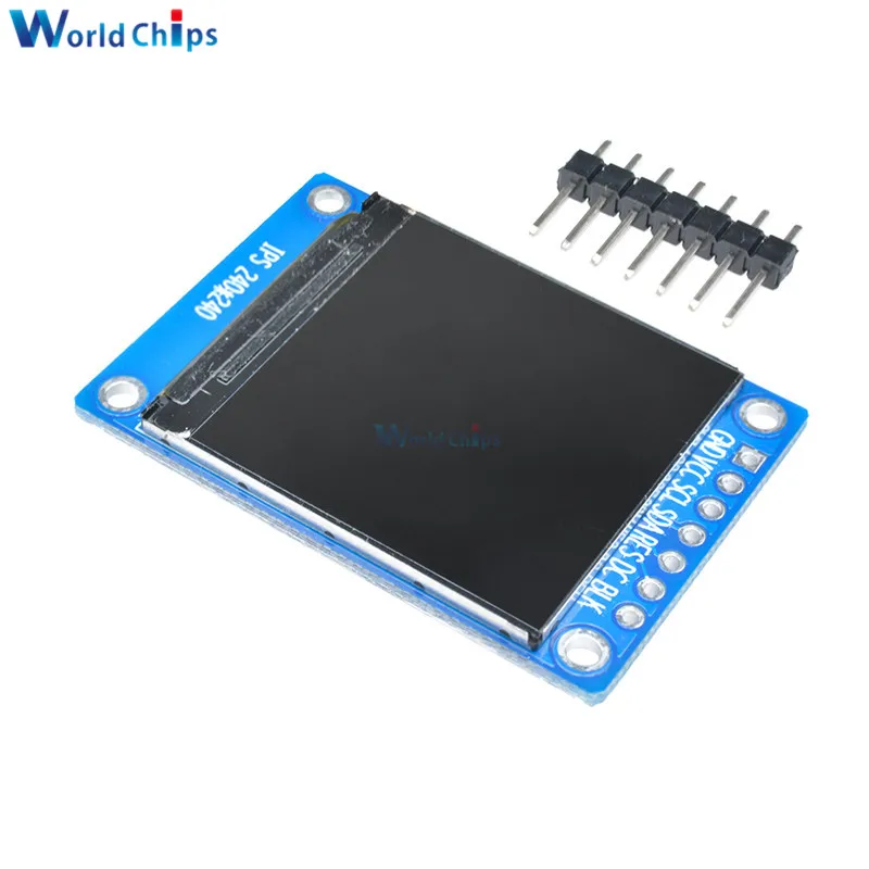 2 Stuks IPS-display Module 1,14 Inch - Resolutie 135x240, SPI Interface, ST7789V Driver