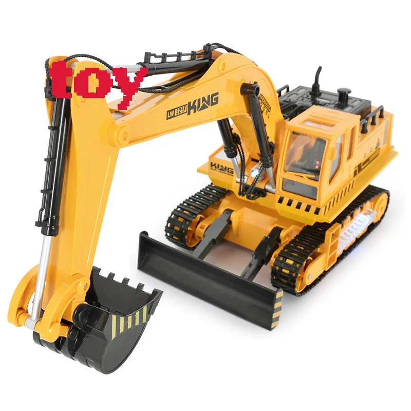 

recommended Engineering Excavating Machinery Tuba Charge An Excavator Remote Control Childrens Toys Vehicle without original box