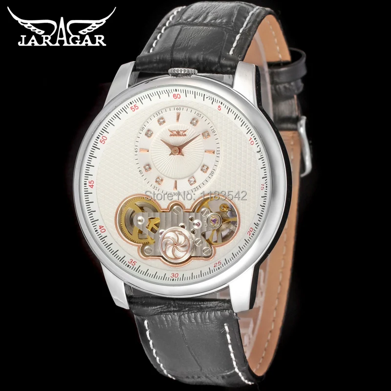 

Winner WRG8035M3S4 new Automatic dress watch casual skeleton wristwatch for men top quality free shipping