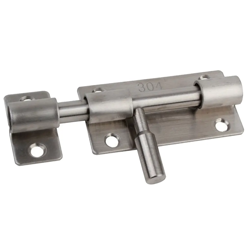 Stainless Steel Door Bolts Security Door Guard Flush Latch Slide Bolt Lock Hardware