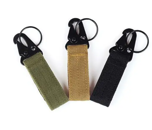 

Tactical Backpack Military Molle system Quickdraw Clip EDC Web tool Bushcraft camp hike gear climb accessory carabiner for Key
