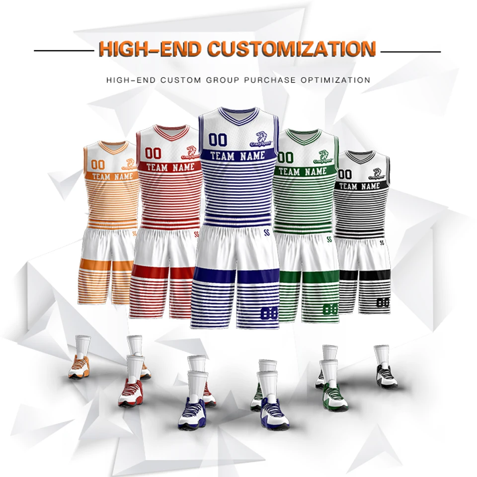 Atacado em branco personalize seu próprio conjunto