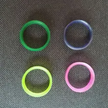 200 шт./лот, ножницы для волос среднего размера, части, кольца для пальцев, вставки