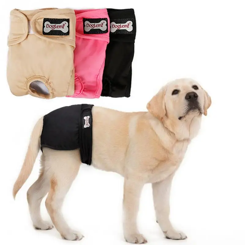 Новые женские подгузники Нижнее Белье Товары для домашних собак Моющиеся Многоразовые гигиенические штаны против травли