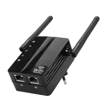 

FORNORM Wireless Dual Antenna 300Mbps WIFI Repeater Signal Amplifier WIFI Router WPS Extender Home Network