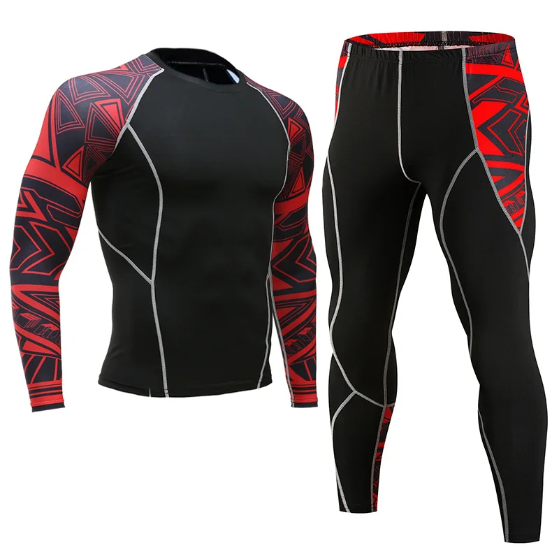Комплект мужской спортивной футболки MMA rashguard многофункциональная
