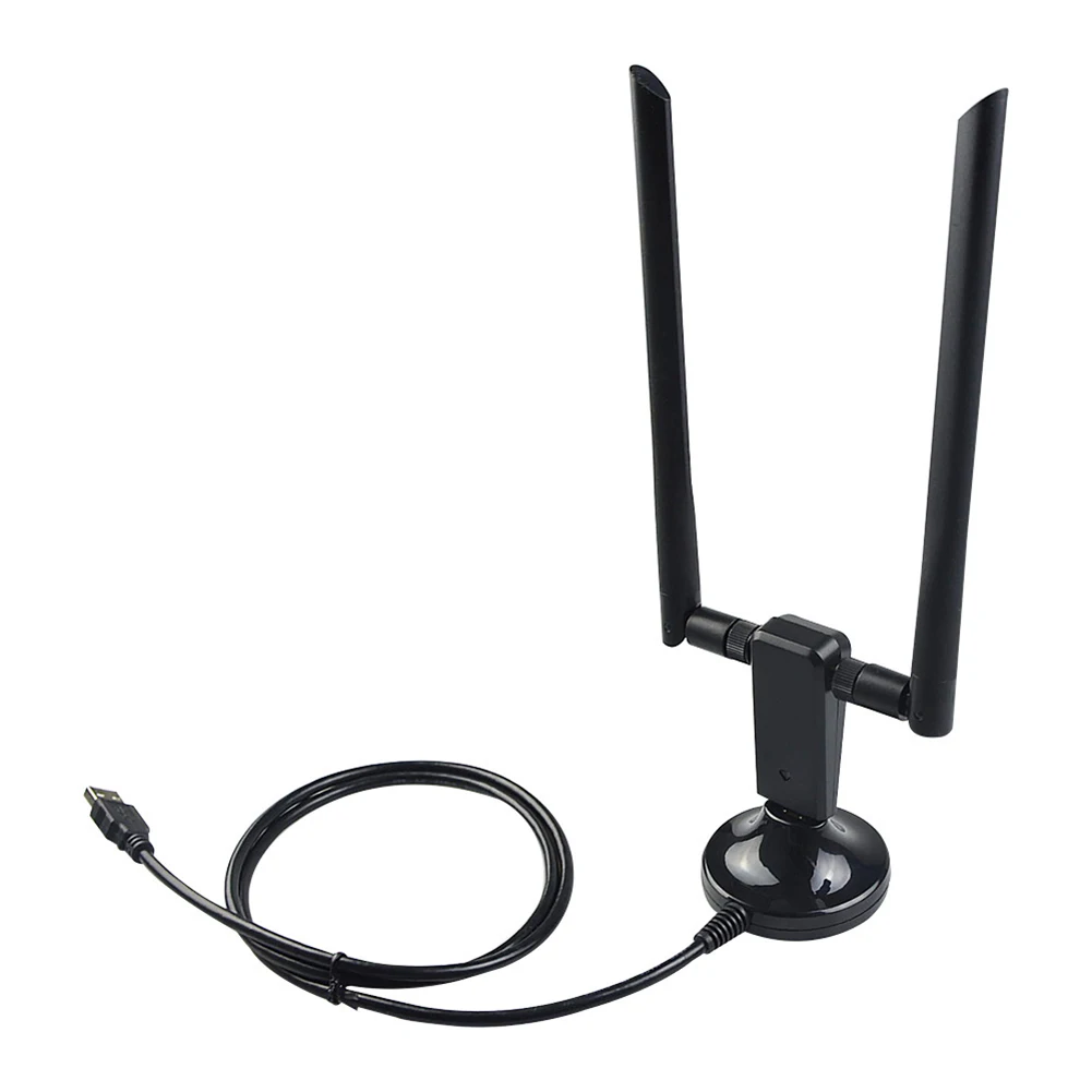 1200Mbps Wireless USB Adapter With 5dB Antenna Dual Band 2.4/5GHz WiFi Receiver for PC Laptop