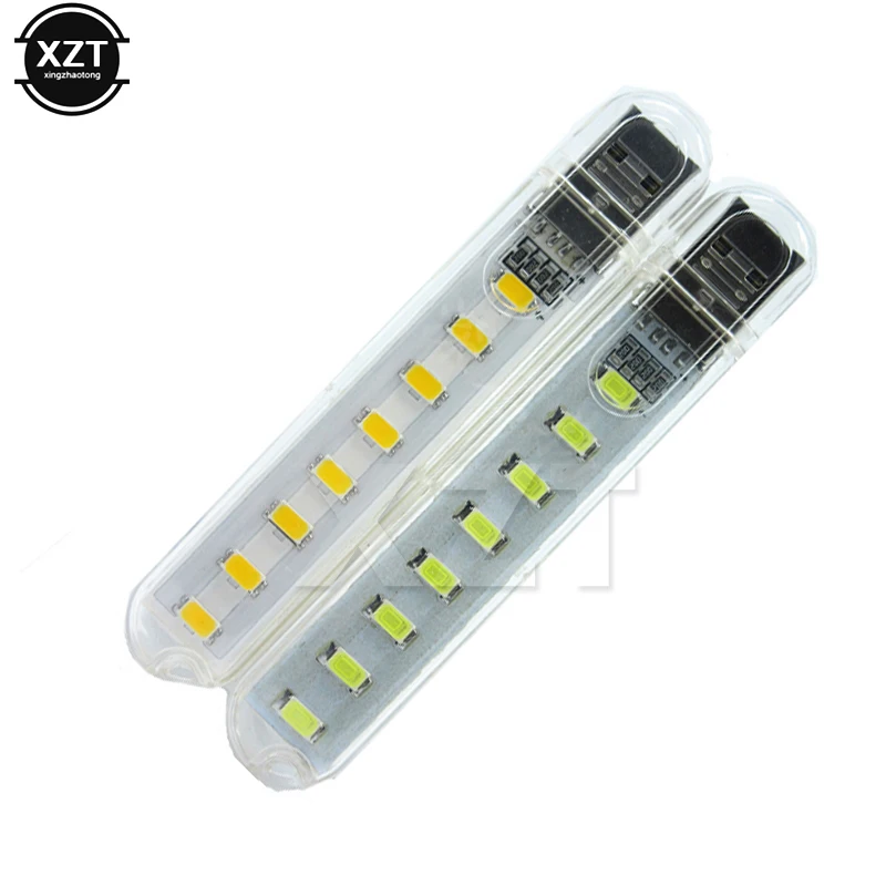 

1PCS mini USB Light lamp Book 8 LEDS USB Gadgets SMD Camping Night light for PC Desktop Laptop Notebook Reading Universal