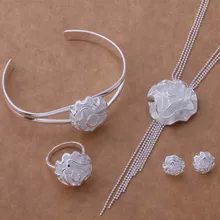 AS205 хит, ювелирные наборы из серебра 925 пробы, браслет 080+ ожерелье 532+ серьги 141+ кольцо 286/aifaizma aosjfza