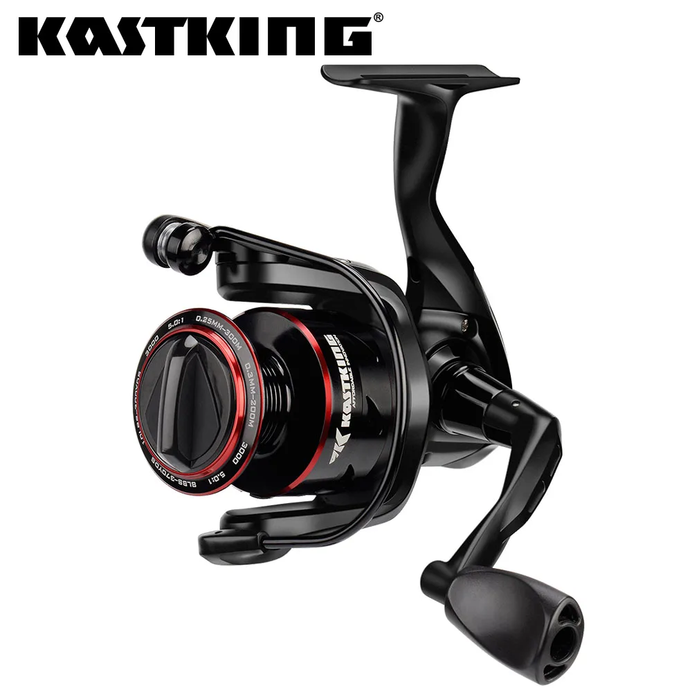 

KastKing Brutus Spinning Fishing Reel 8KG Max Drag Fishing Wheel 4+1 BBS 5.0:1 Gear Ratio Freshwater Bass Fishing Coil