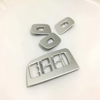 

For Volvo XC60 XC 60 2018 2019 SUV Interior Window Switch Button Cover Trim Windows Control On-off Frame Stickers LHD 4pcs