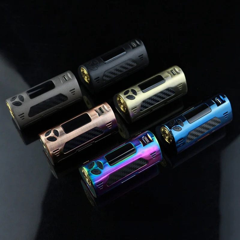 

Newest E Cigarette Box Mod DOVPO TRIGGER 168w TC 18650 Box Mod 168 W Electronic cigarette vape mod for RDA RTA RDTA