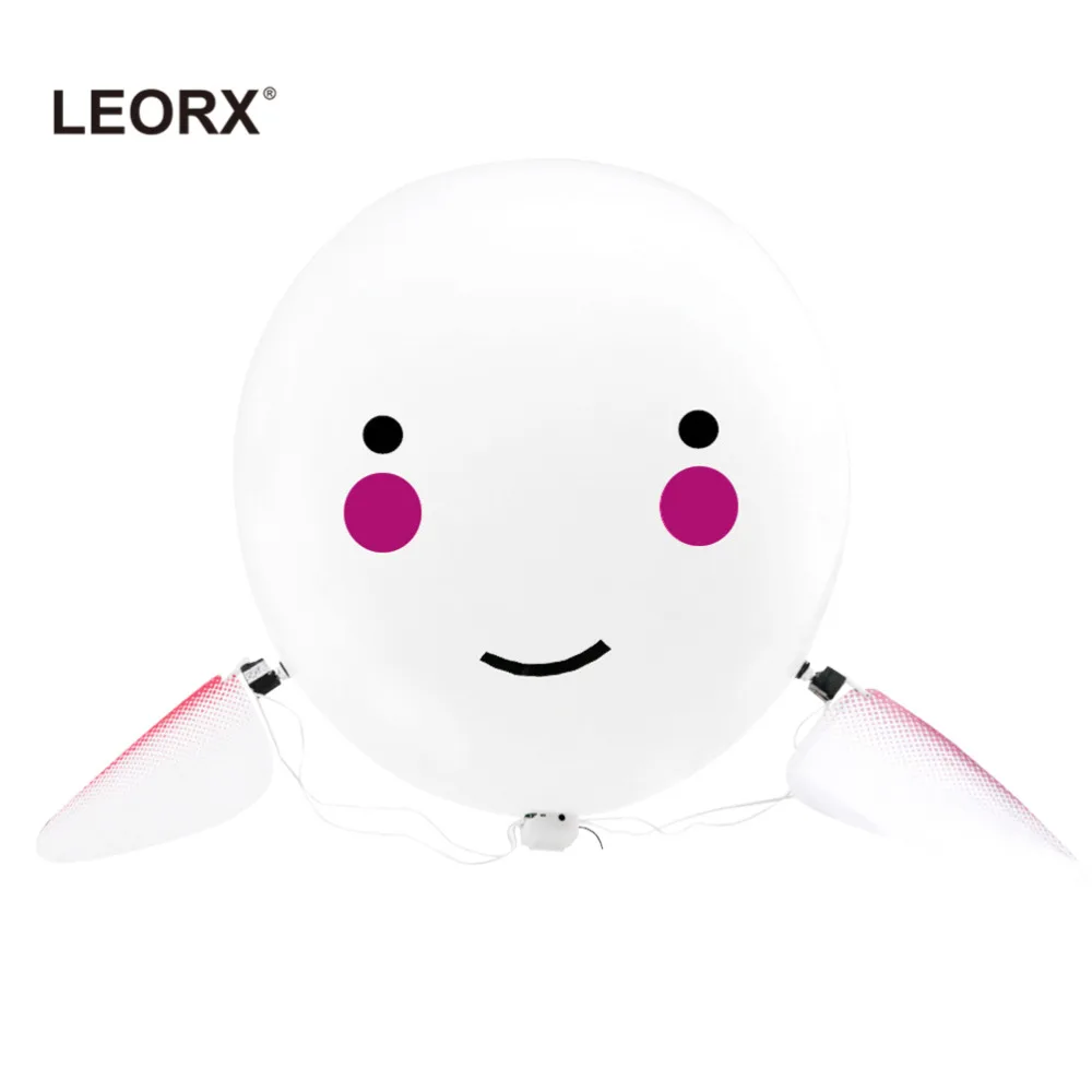 

1PCS Air-bubble Inflatable Safe Remote Control Flying Robot Safe Helium Balloon Robot for Interaction Toys Birthday Kids Party
