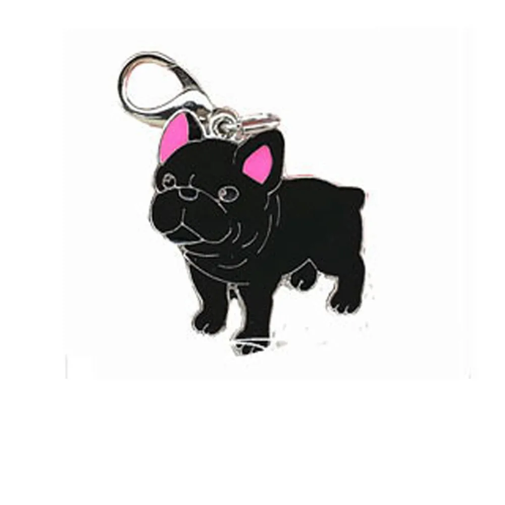 

Dog Tag Disc Disk Pet ID Enamel Accessories Collar Necklace Pendant Customized Pet ID Tag Personalized Name Tag For Puppy #X